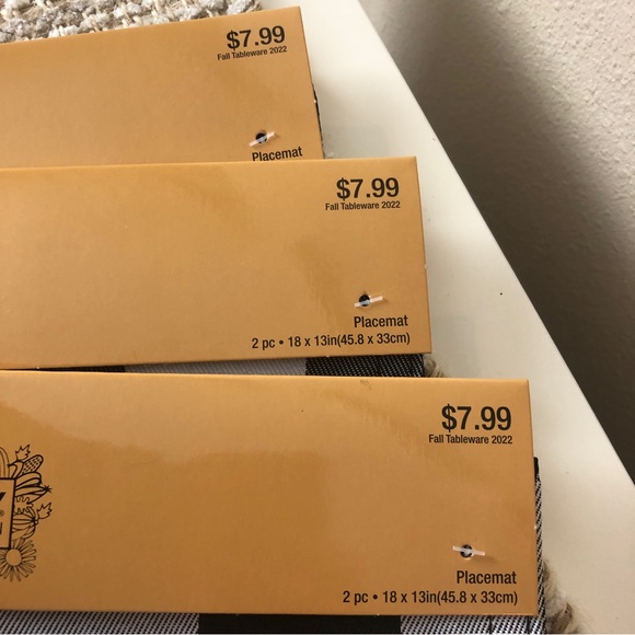 Fashionable Farmhouse Fall Themed Table Mats (Sold in sets of 2) Buffalo Check - Picture 5 of 6